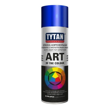 Краска аэрозольная по ржавчине с молотковым эффектом Tytan Professional Art of the colour  400мл серая  (44249) *1/12