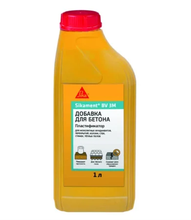 Sikament BV 3M добавка в бетон (канистра 1 л)