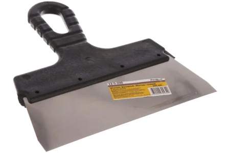 Шпатель фасадный 200мм пластиковая рукоятка нерж. сталь РемоКолор 12-5-200