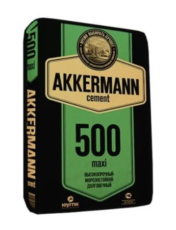 Портландцемент ПЦ-500 Д20 (ЦЕМ II A-И 42,5Н) 1уп 50кг Akkermann Горнозаводск  1 30
