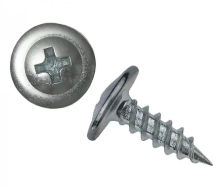 Саморез с прессшайбой 4,2х13 остроконечный цинк 100 шт