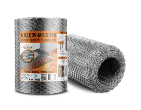 Сетка кладочная Штрек 15 Zn W 300 20м  1 24