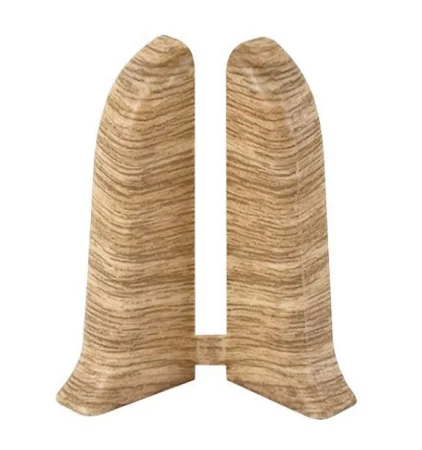 Заглушки для плинтуса (левая/правая) 212 Дуб светлый 55мм Лексида Заглушки для плинтуса (левая/правая) 212 Дуб светлый 55мм Лексида