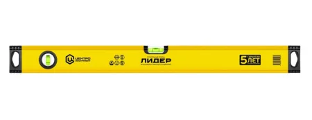Уровень коробчатый 150см ЦИ Лидер Л16-1500 2 глазка противоударный  1