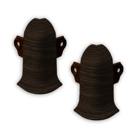 Угол наружный с крепежом 301 Венге 55мм Лексида Угол наружный с крепежом 301 Венге 55мм Лексида