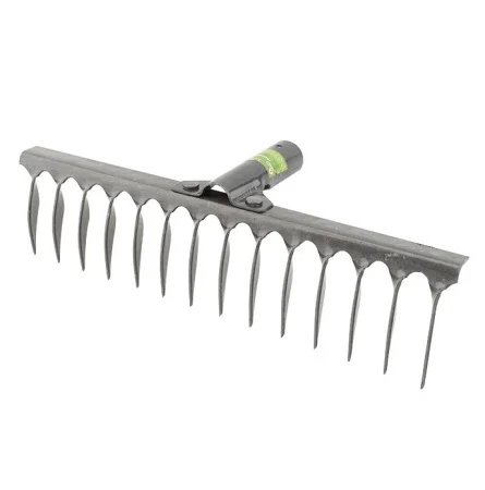 Грабли 14-зубые витые рельсовая сталь 'Урожайная сотка' б ч R106-14t