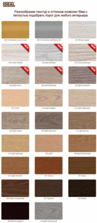 Порог 36мм 1,6м "Идеал Изи", 292 Орех миланский