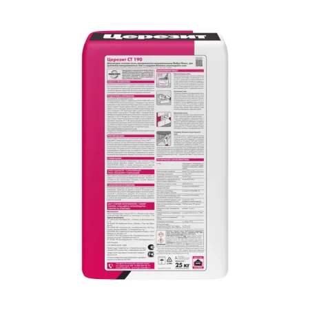 Клей для минеральных плит Церезит CT 190 25кг