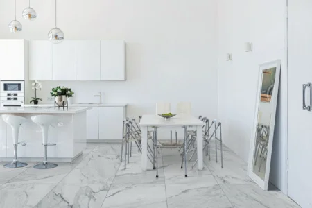 Керамогранит Gresse Ellora Ashy GRS01-18 600х1200х10мм 1уп=2,16м2 (3шт) бело-серый мрамор