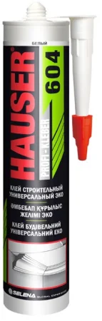 Клей Hauser строительный универсальный ЭКО №604, 260мл (00685)