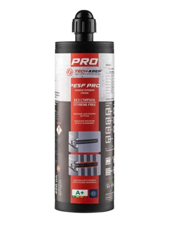 Анкер химический PESF PRO для средних и высоких нагрузок 400мл УТ-059977 Tech-KREP *1