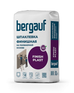 Шпаклевка полимерная финишная Bergauf Finish Plast 20 кг