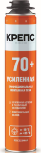 Пена монтажная профессиональная КРЕПС Усиленная 70+ всесезонная (упак 830мл) *1/12