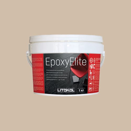 Затирка для швов эпоксидная Litokol EpoxyElite Е.05 Серая 1 кг