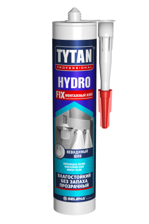 Клей монтажный Tytan Professional Hydro Fix прозрачный 310 мл 